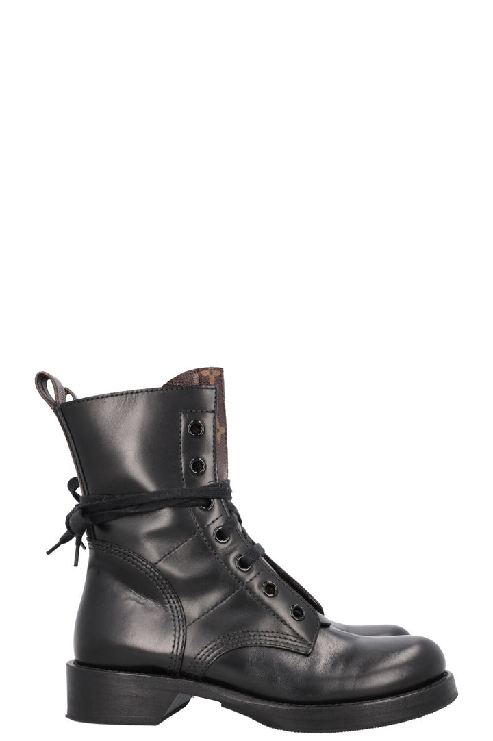 LOUIS VUITTON Metropolis Ranger Boots Black MNG
