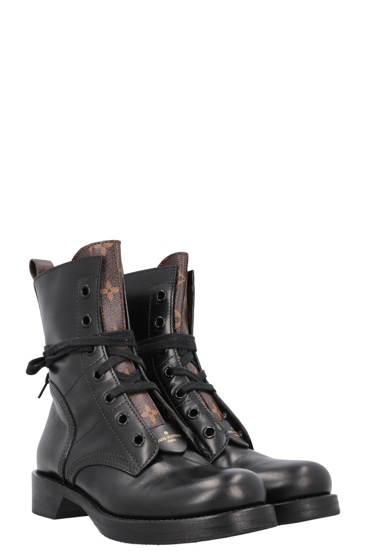 LOUIS VUITTON Metropolis Ranger Boots Black MNG
