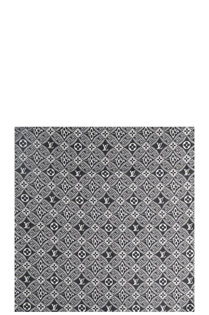LOUIS VUITTON Since 1854 Scarf Black White
