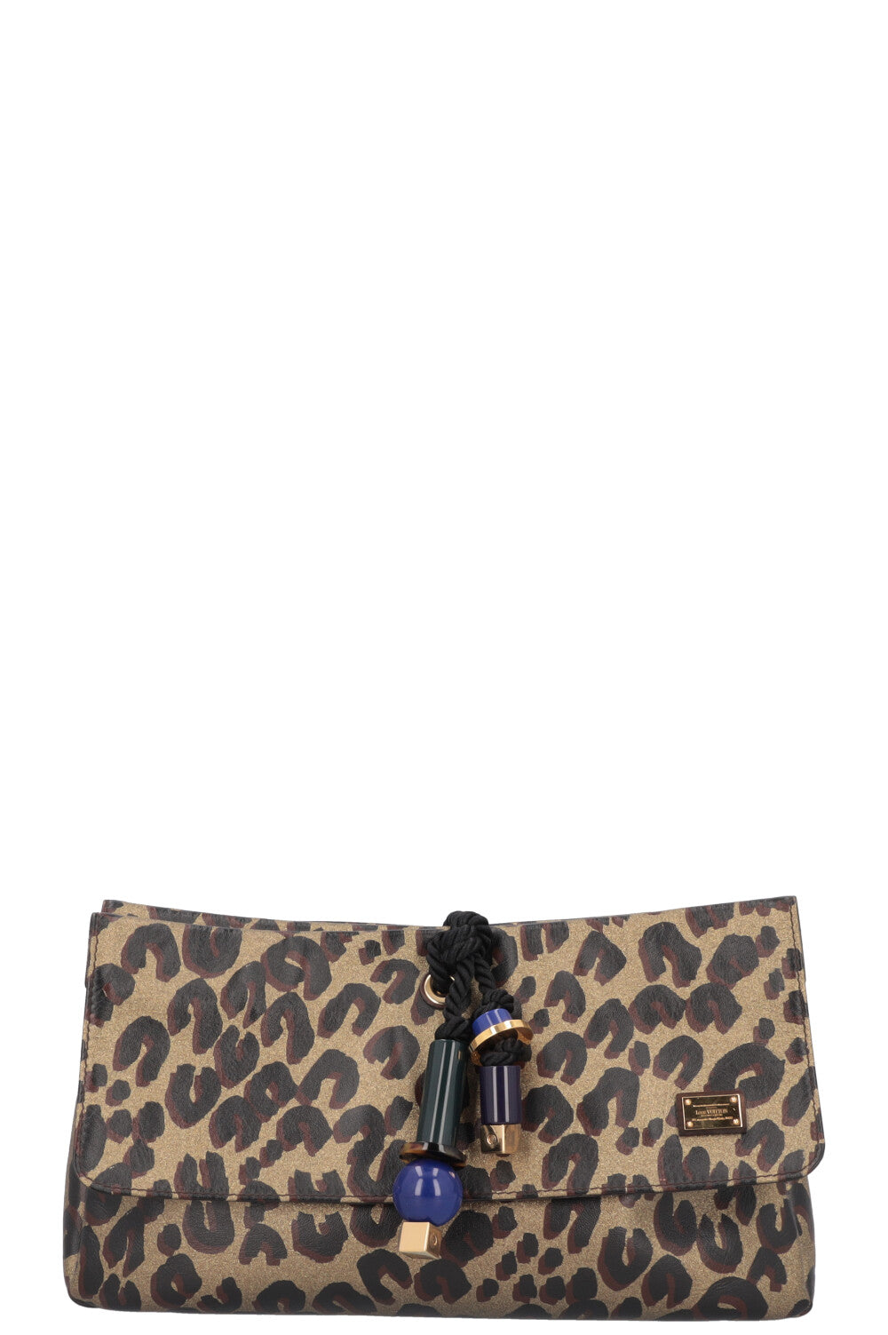 LOUIS VUITTON African Queen Clutch Cheetah