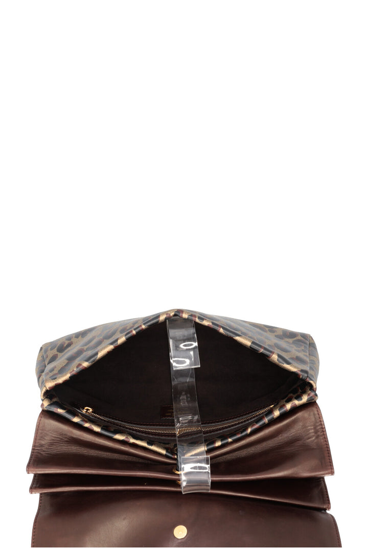 LOUIS VUITTON African Queen Clutch Cheetah