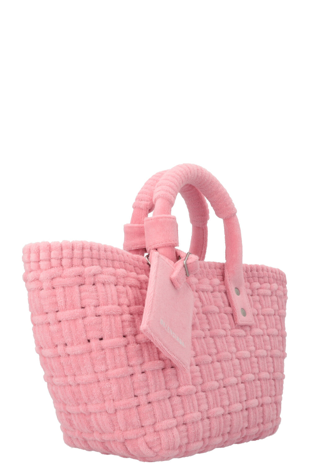 BALENCIAGA Bistro XS Basket Bag Terry Cloth Pink – REAWAKE