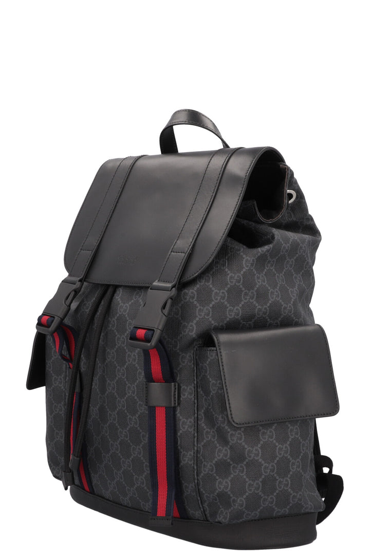 GUCCI Supreme GG Canvas Backpack Grey