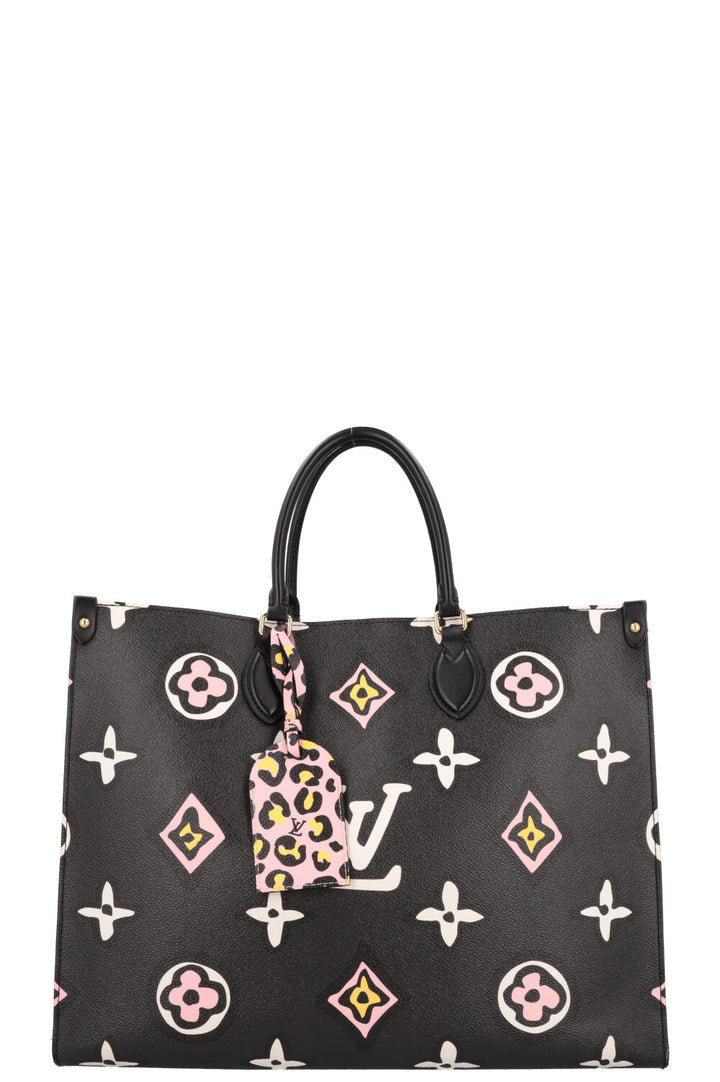 LOUIS VUITTON OnTheGo Wild at Heart Leather Black
