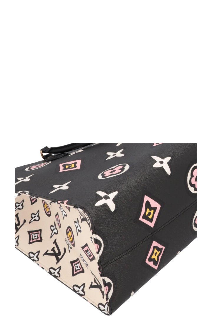 LOUIS VUITTON OnTheGo Wild at Heart Leather Black