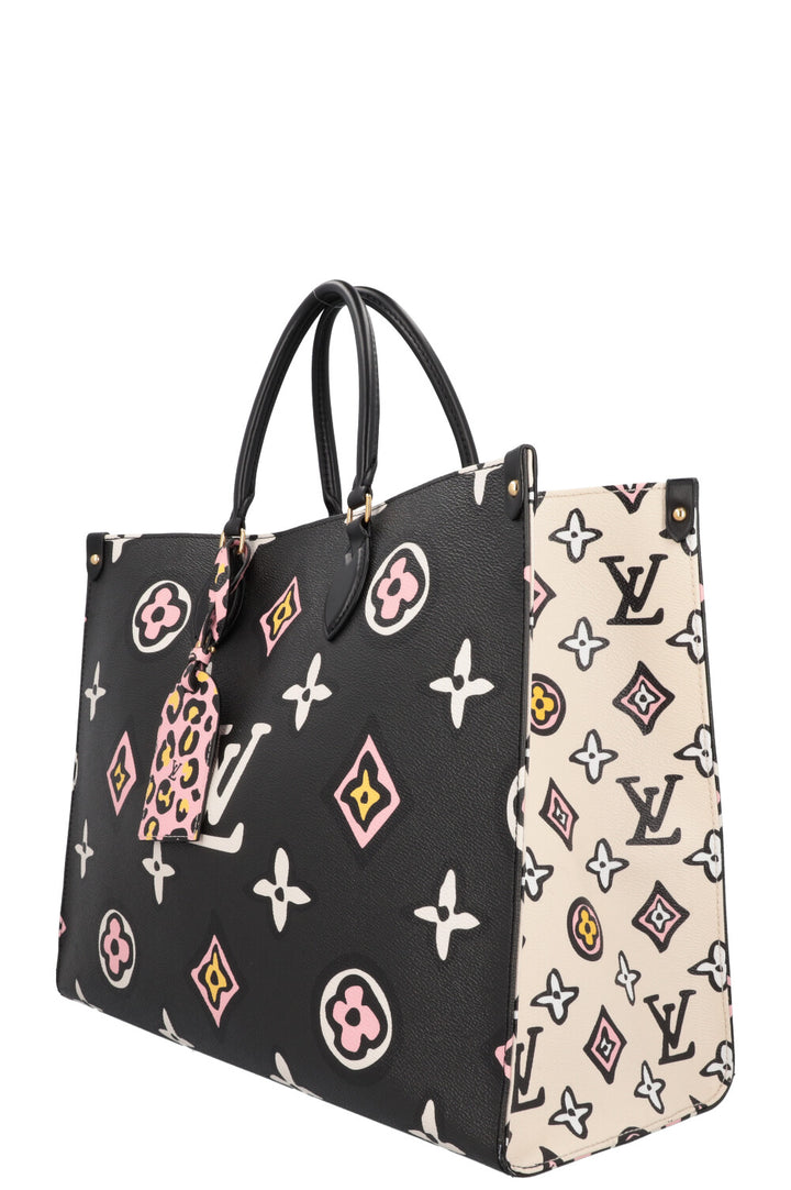 LOUIS VUITTON OnTheGo Wild at Heart Leather Black
