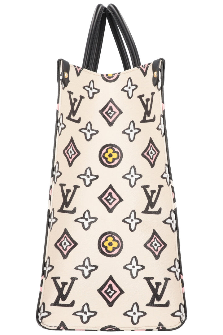 LOUIS VUITTON OnTheGo Wild at Heart Leather Black