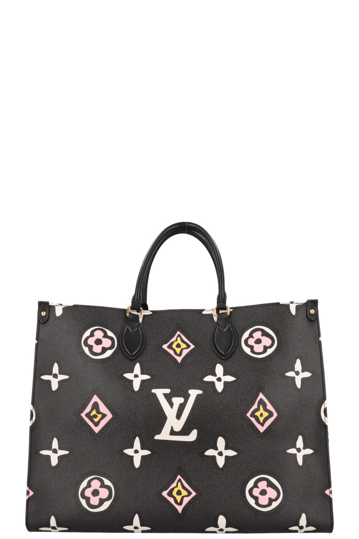 LOUIS VUITTON OnTheGo Wild at Heart Leather Black