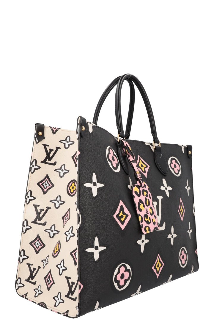 LOUIS VUITTON OnTheGo Wild at Heart Leather Black