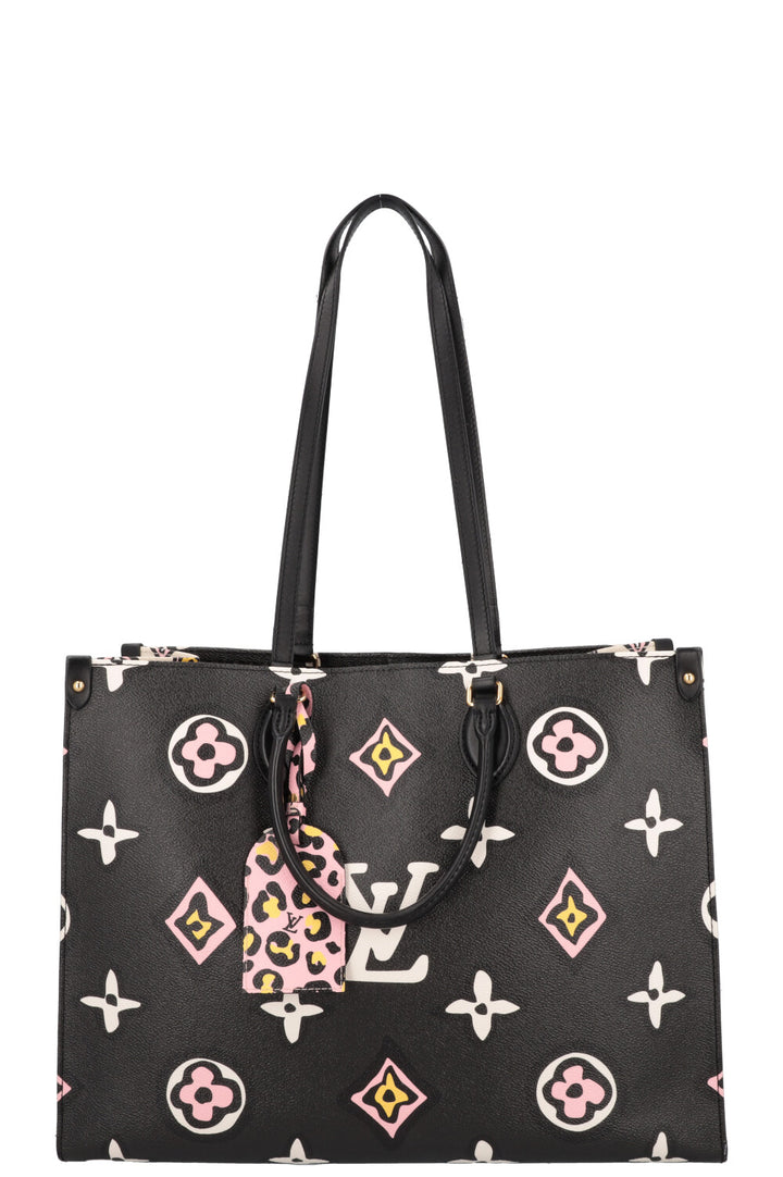 LOUIS VUITTON OnTheGo Wild at Heart Leather Black