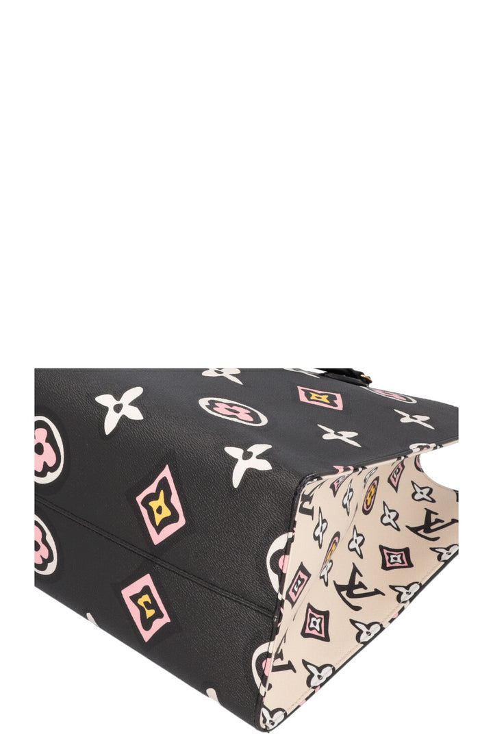LOUIS VUITTON OnTheGo Wild at Heart Leather Black