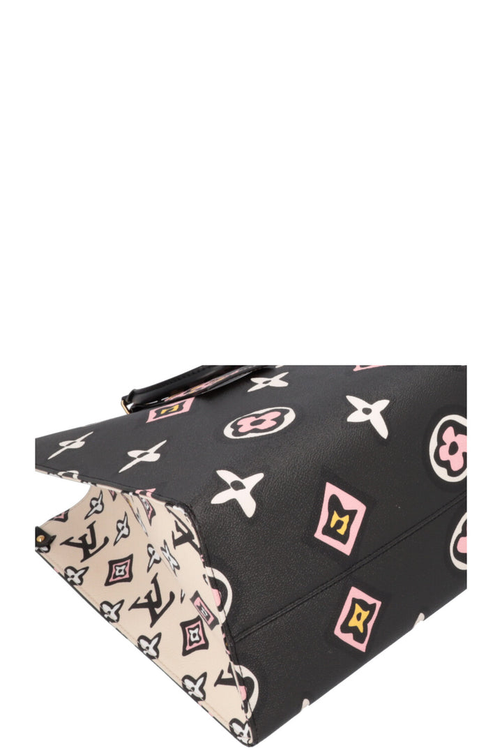 LOUIS VUITTON OnTheGo Wild at Heart Leather Black