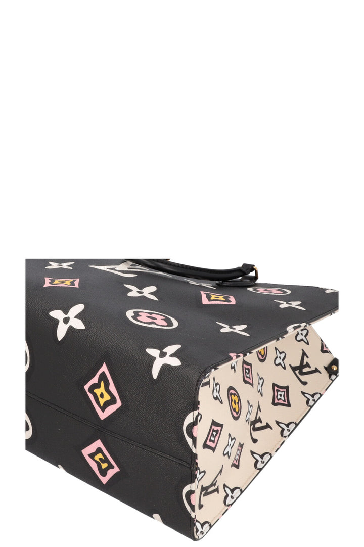 LOUIS VUITTON OnTheGo Wild at Heart Leather Black