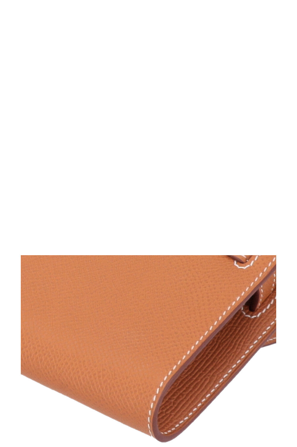 HERMÈS Kelly To Go Wallet Clemence Gold