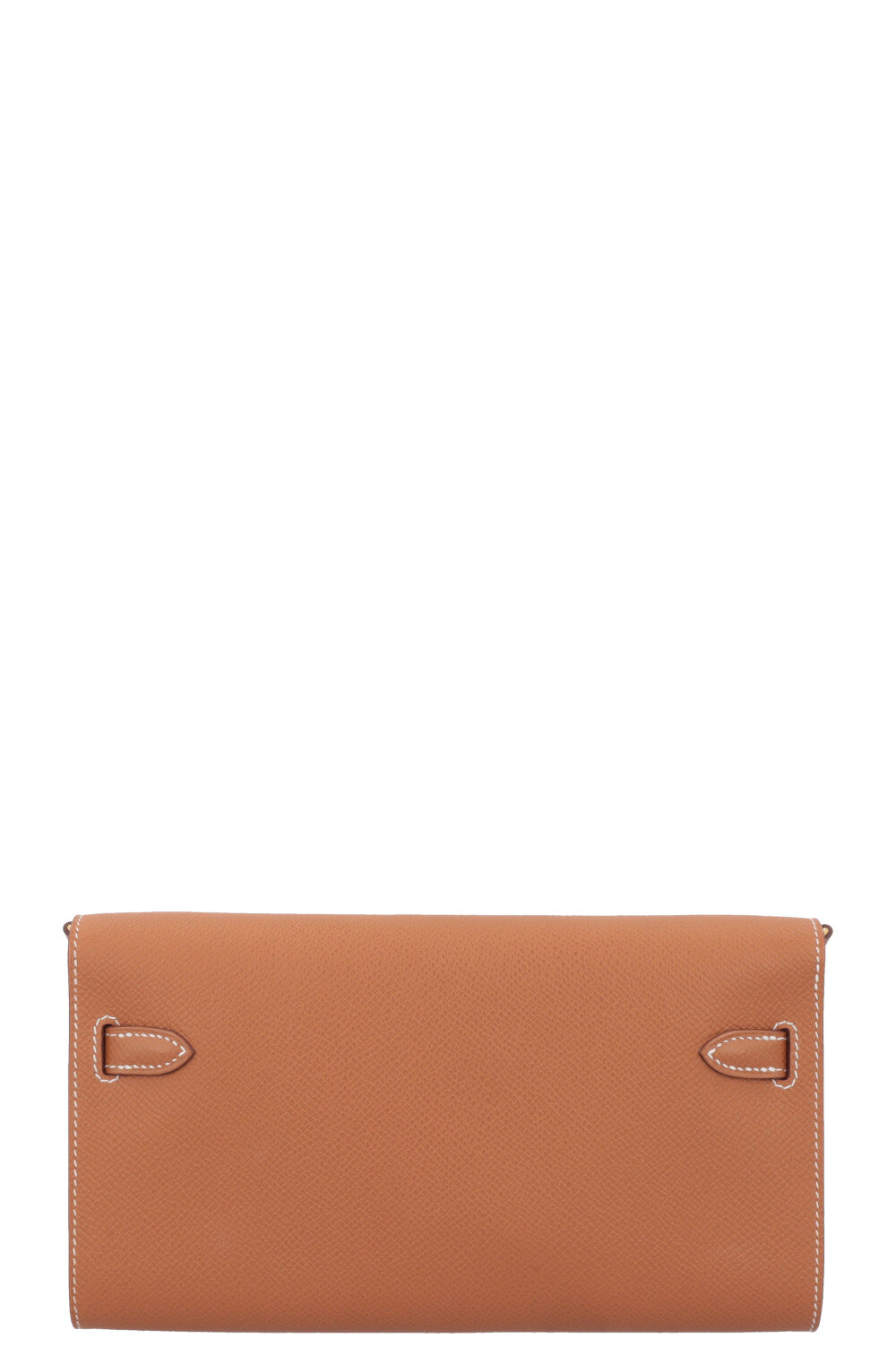 HERMÈS Kelly To Go Wallet Clemence Gold