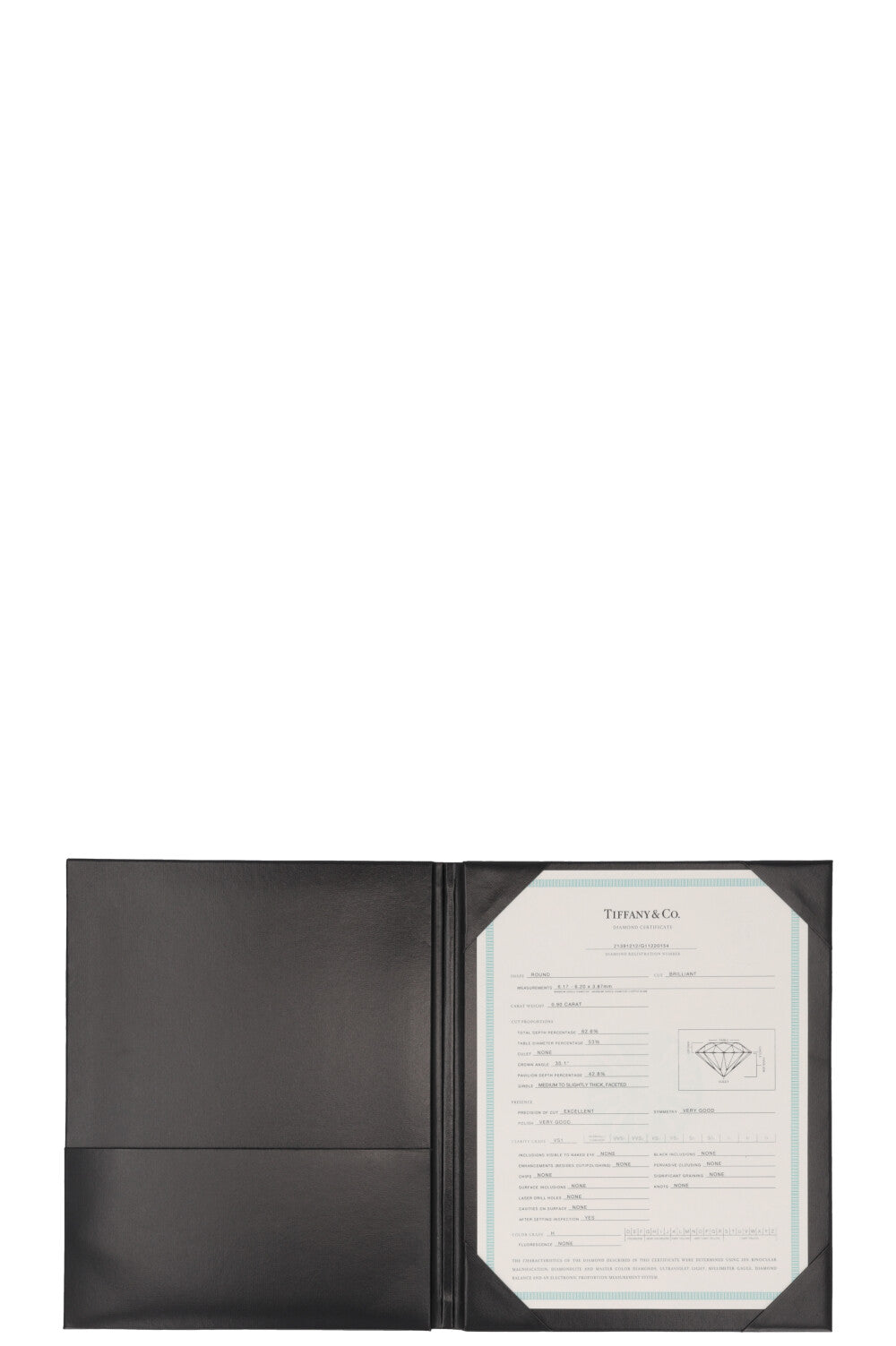TIFFANY & Co. Solitaire Ring Diamond Platinum