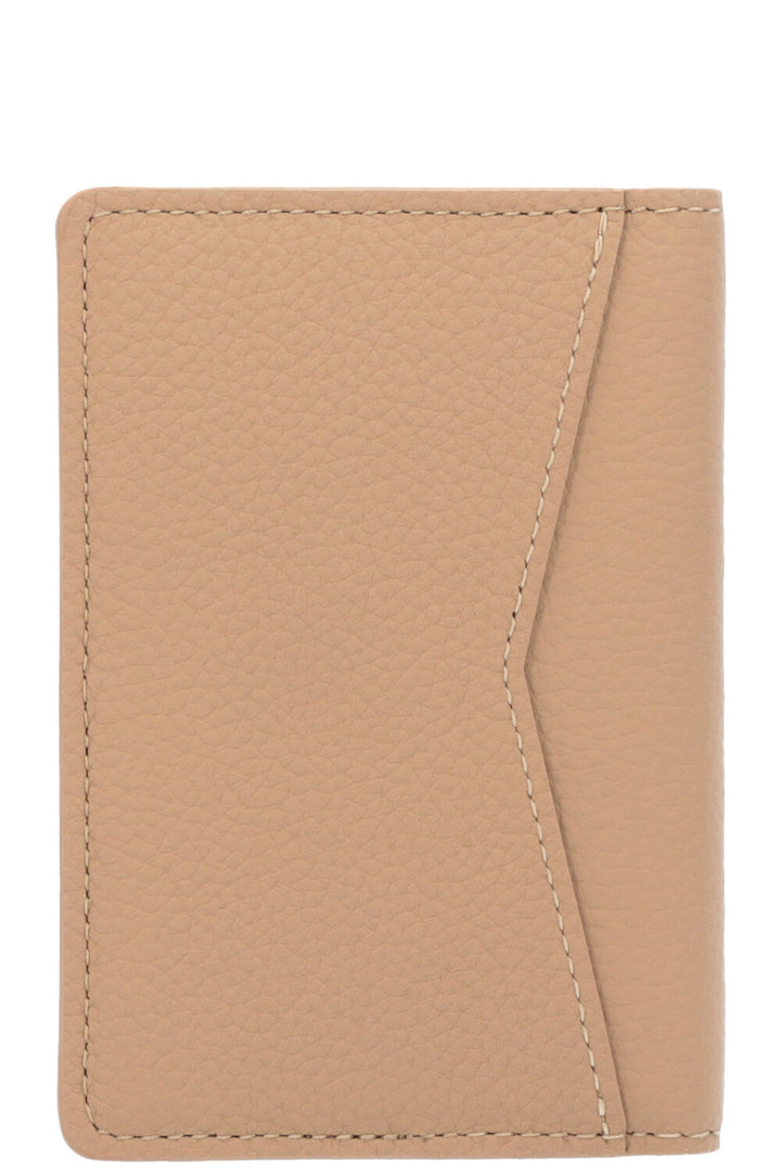LOUIS VUITTON LV Pocket Organizer Beige Leather
