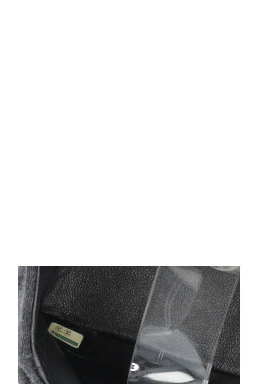 CHANEL Small Double Flap Jersey Dark Grey