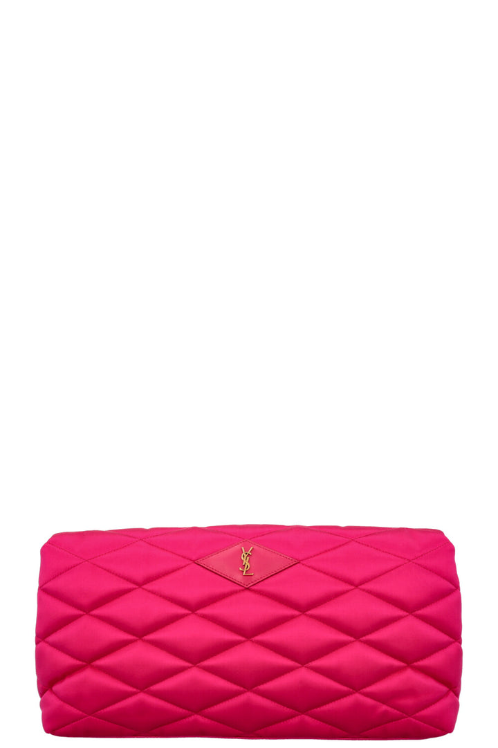 SAINT LAURENT Sade Enveloppe Clutch Pink