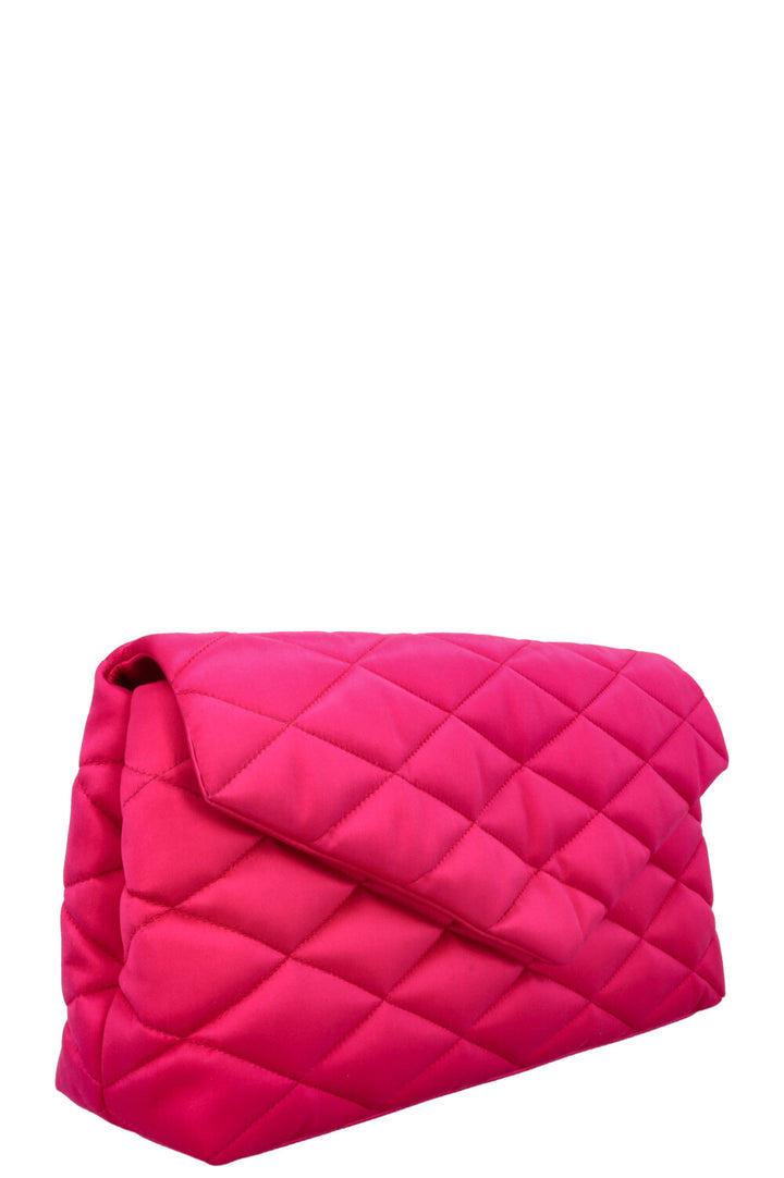 SAINT LAURENT Sade Enveloppe Clutch Pink
