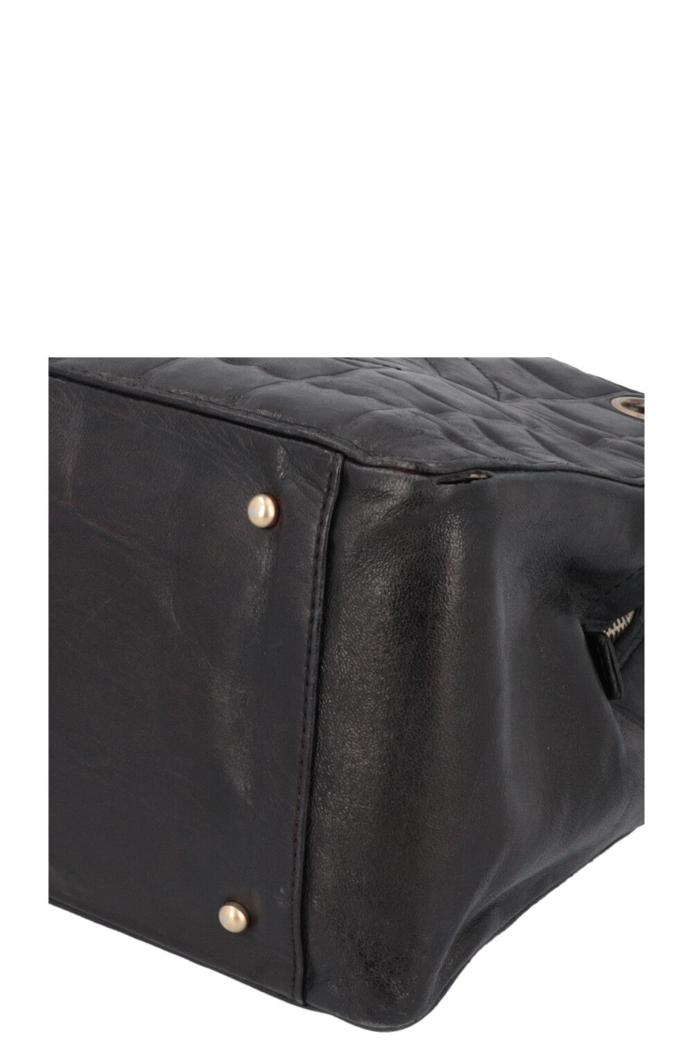 CHANEL Chocolate Bar Bag Leather Black