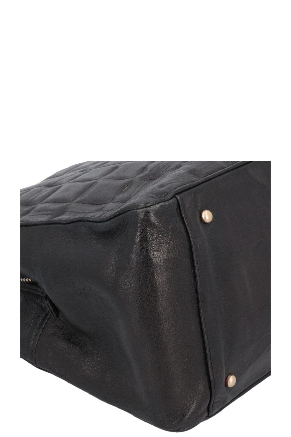 CHANEL Chocolate Bar Bag Leather Black