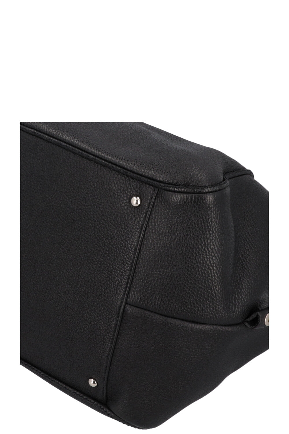 CHANEL Lax Tassel Bag Leather Black