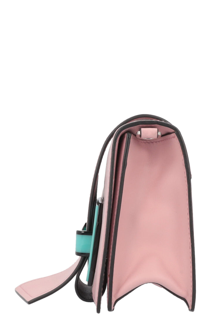 PRADA Calf Plex Ribbon Bag Dusty Rose