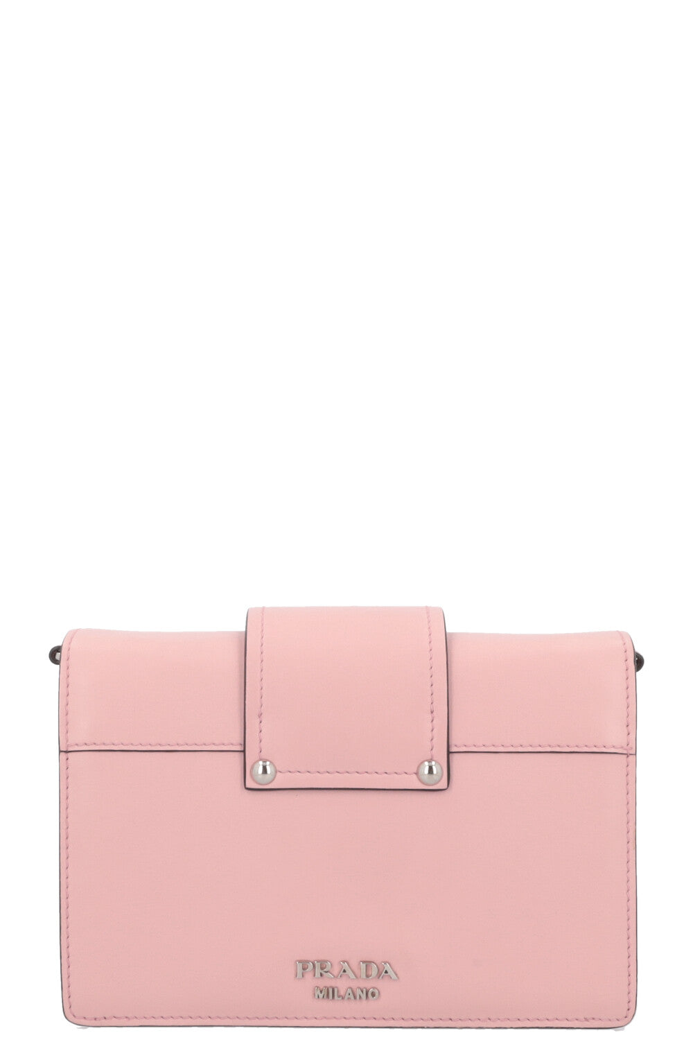 PRADA Calf Plex Ribbon Bag Dusty Rose