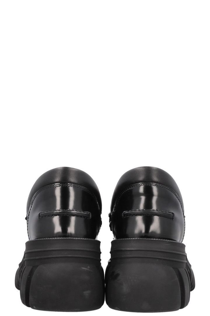GUCCI Horsebit Loafers Leather Black