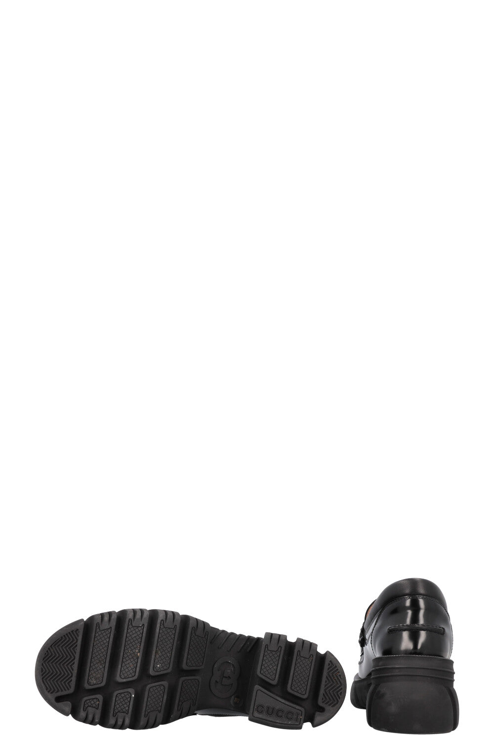 GUCCI Horsebit Loafers Leather Black
