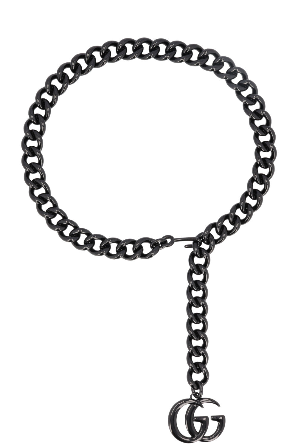 GUCCi Marmont Chain Belt Black – REAWAKE - Main Image