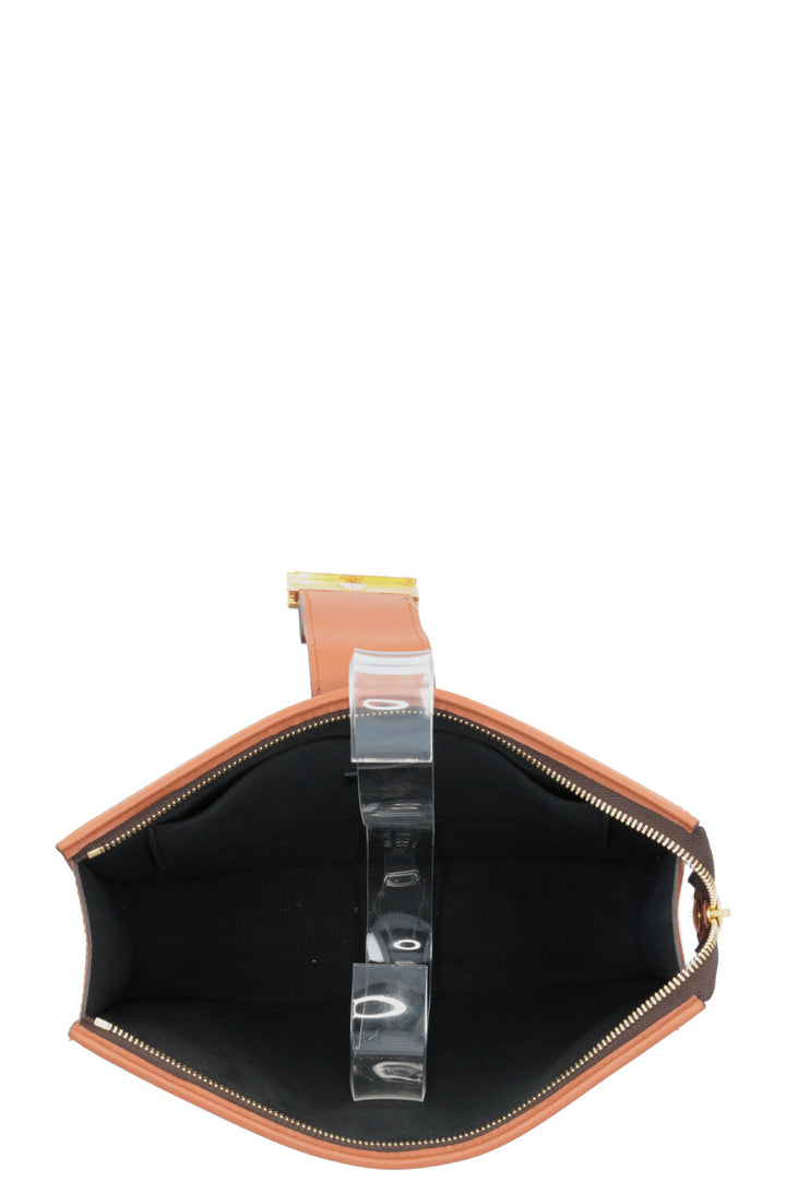 LOUIS VUITTON Reverse Dauphine Clutch MNG Canvas