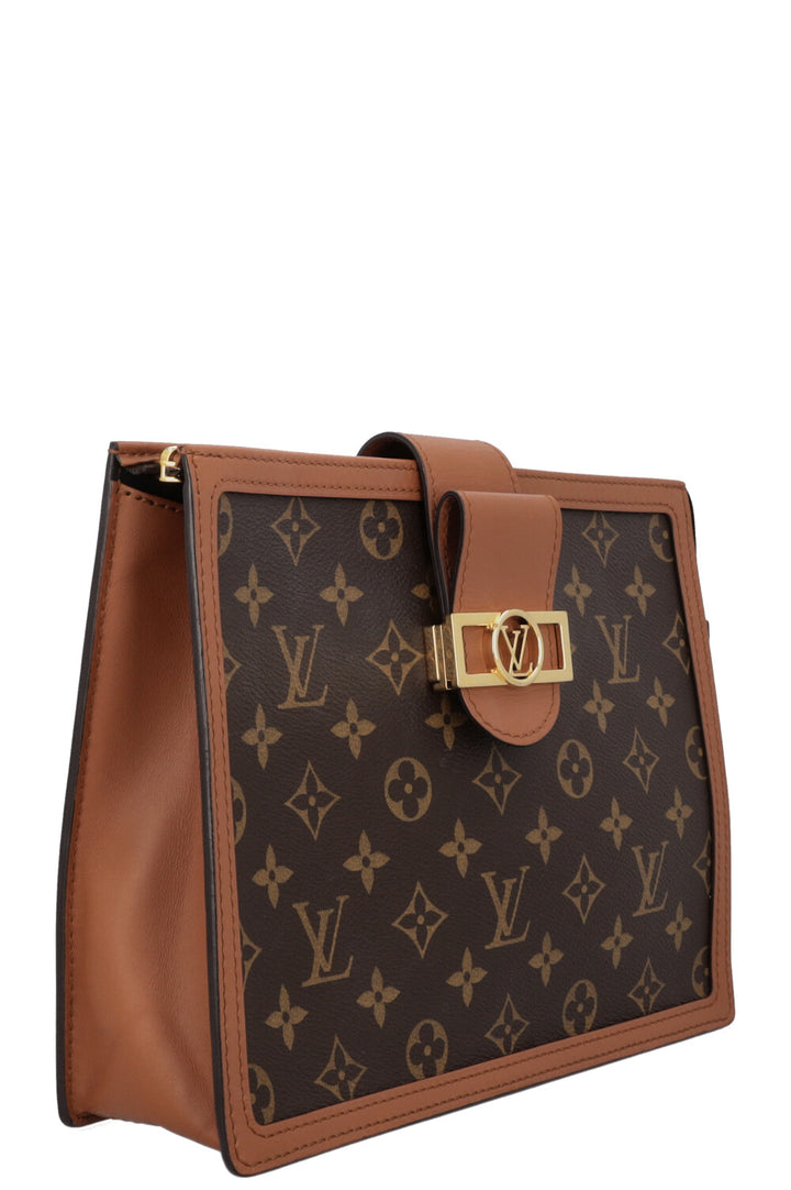 LOUIS VUITTON Reverse Dauphine Clutch MNG Canvas