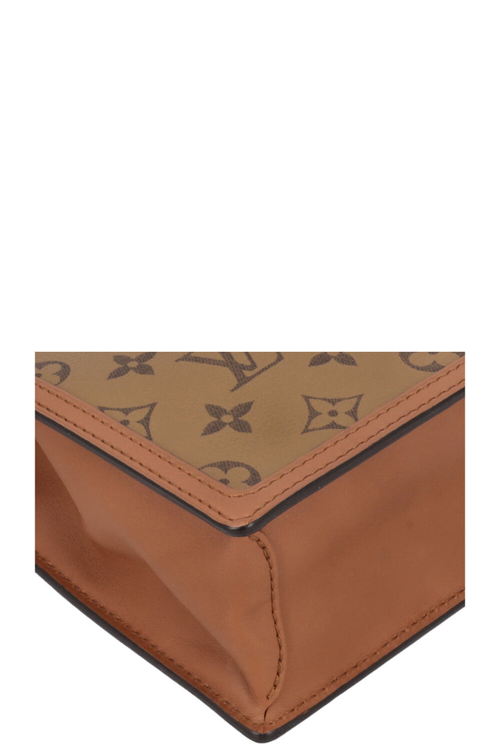 LOUIS VUITTON Reverse Dauphine Clutch MNG Canvas