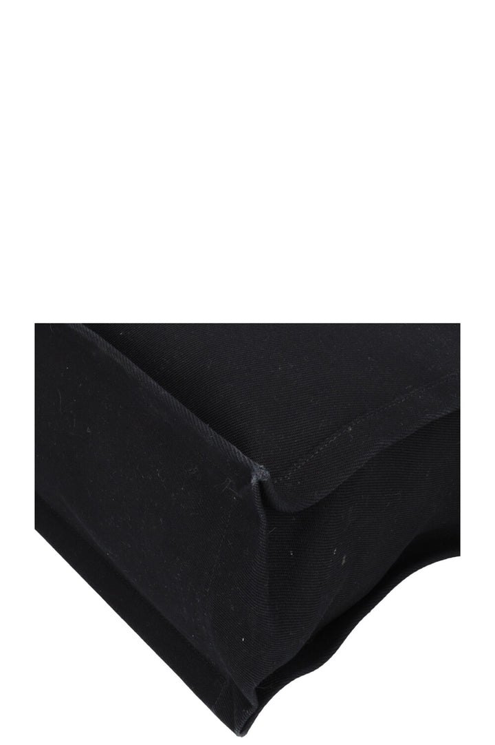 SAINT LAURENT Rive Gauche Tote Black Canvas