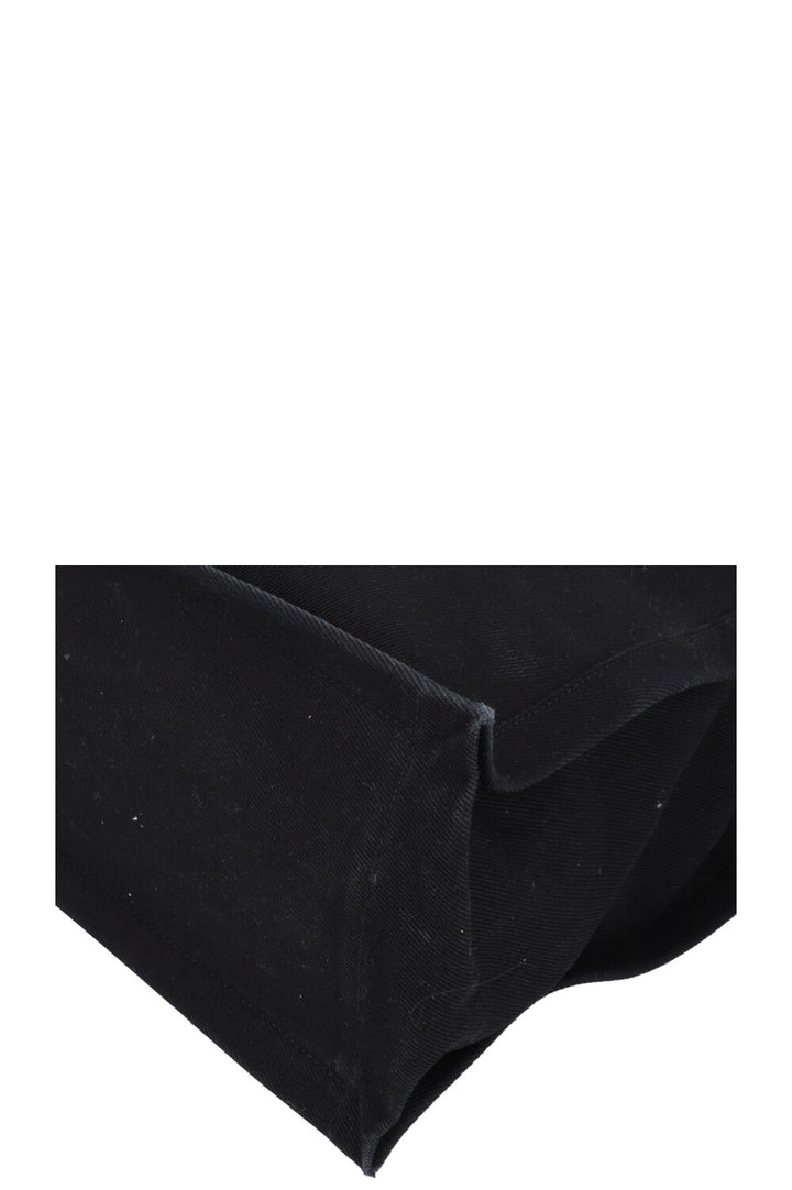SAINT LAURENT Rive Gauche Tote Black Canvas