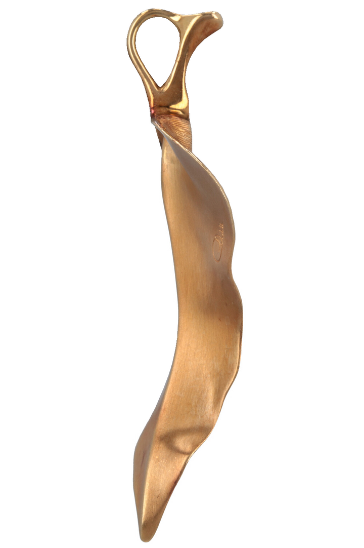 OLE LYNGGAARD Leaf Pendant 18k with straps
