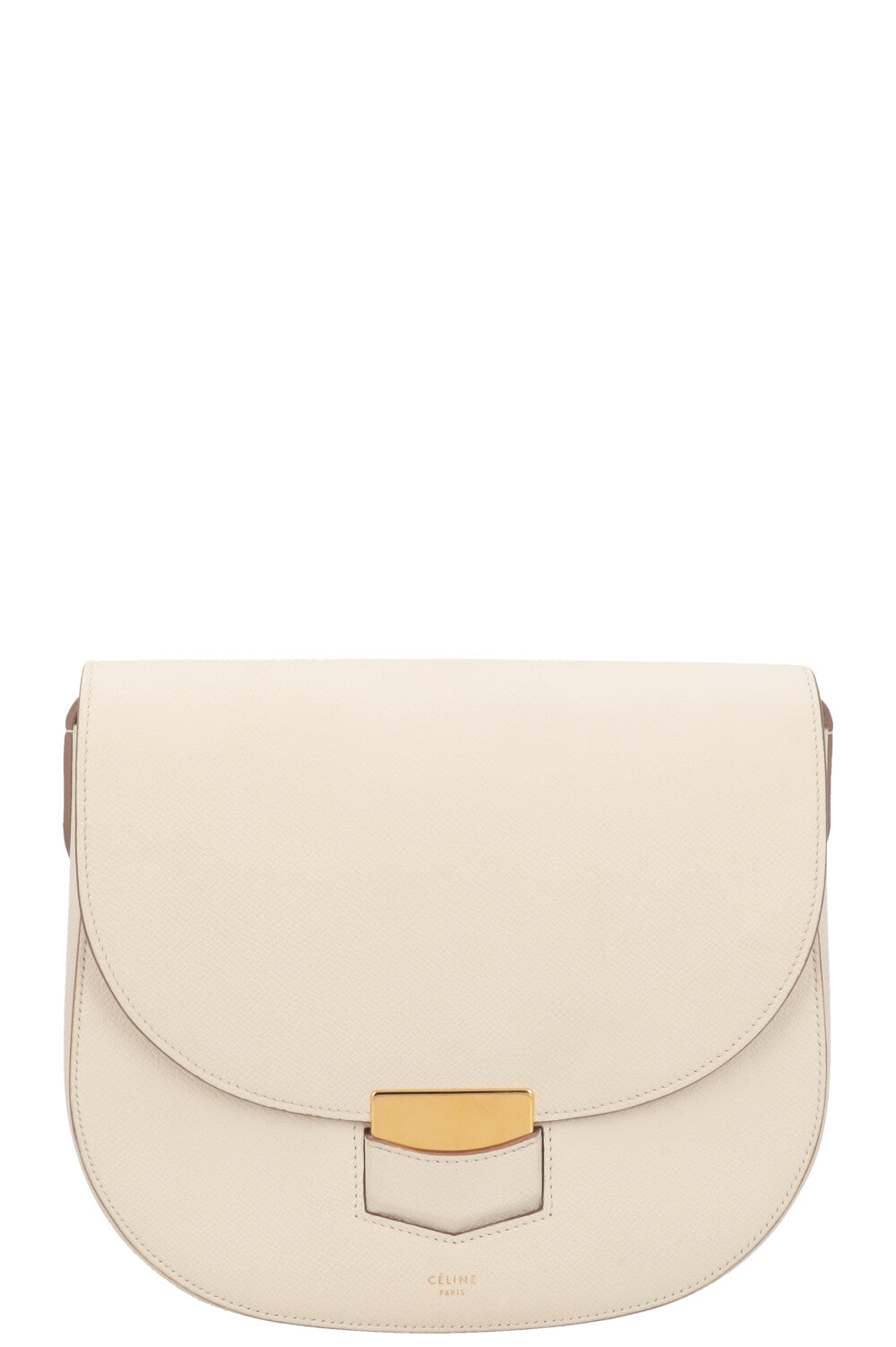 CÉLINE Trotteur Bag Medium Leather Ivory