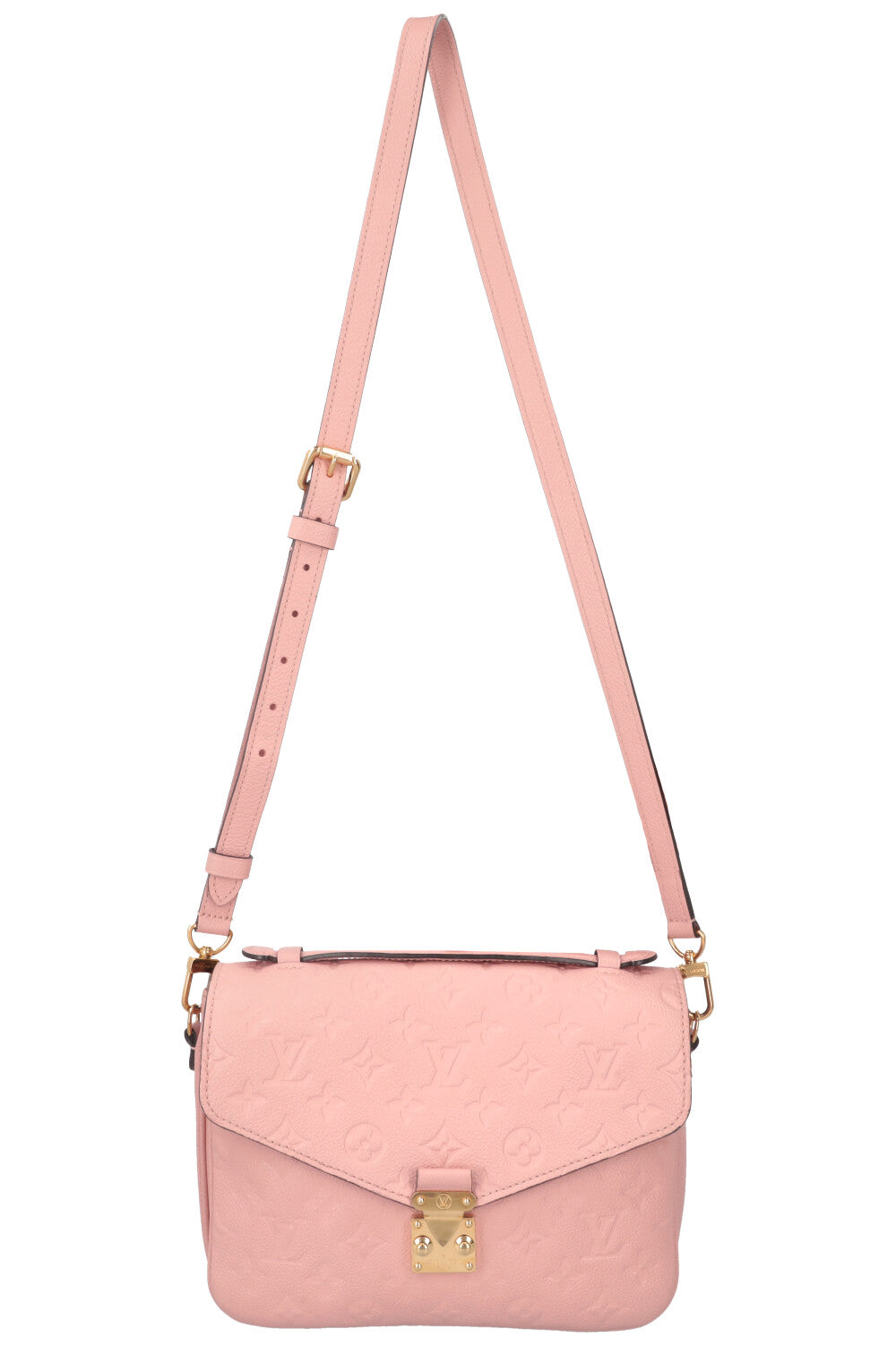 LOUIS VUITTON Pochette Métis Empreinte Pink