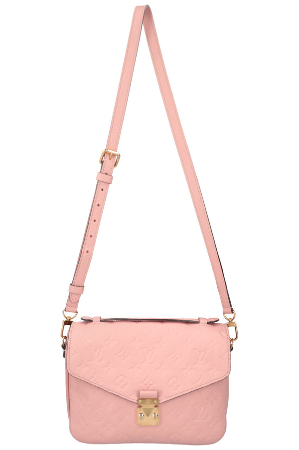 LOUIS VUITTON Pochette Métis Empreinte Pink