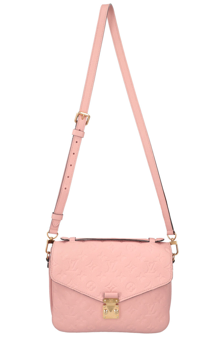 LOUIS VUITTON Pochette Métis Empreinte Pink