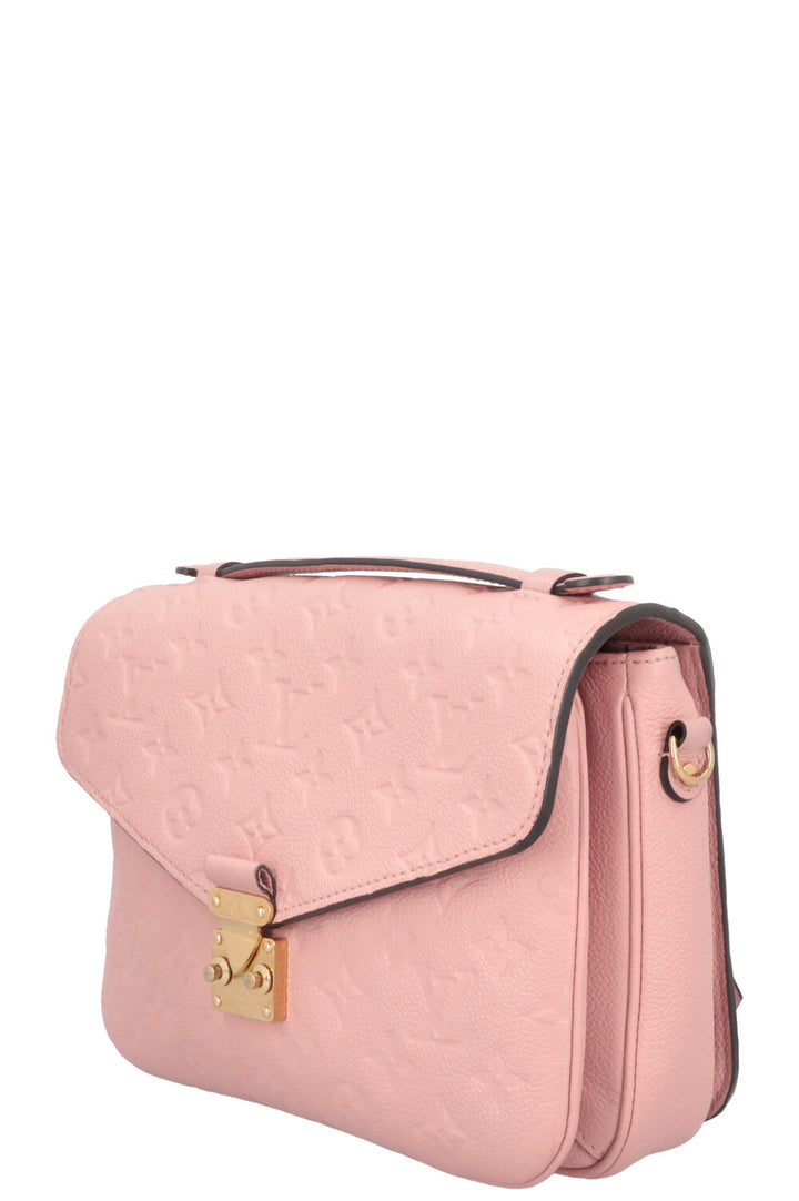LOUIS VUITTON Pochette Métis Empreinte Pink