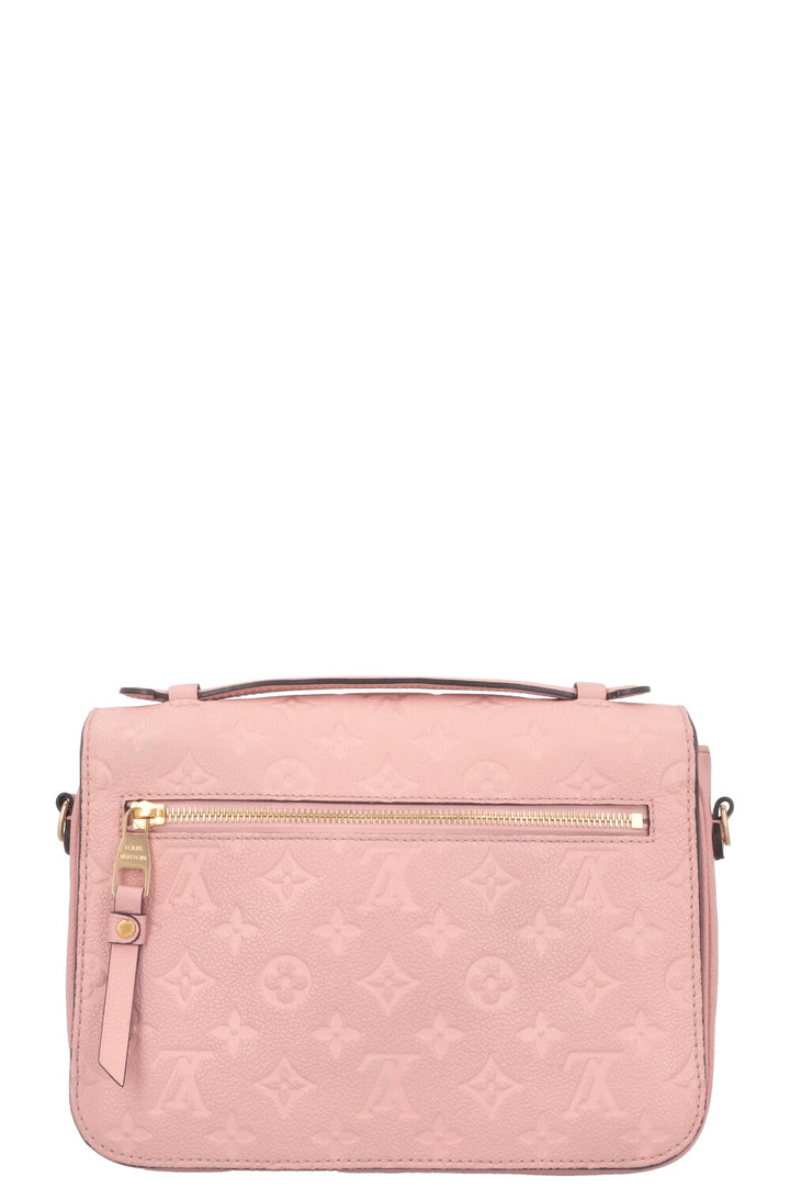 LOUIS VUITTON Pochette Métis Empreinte Pink