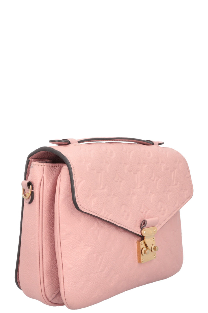 LOUIS VUITTON Pochette Métis Empreinte Pink