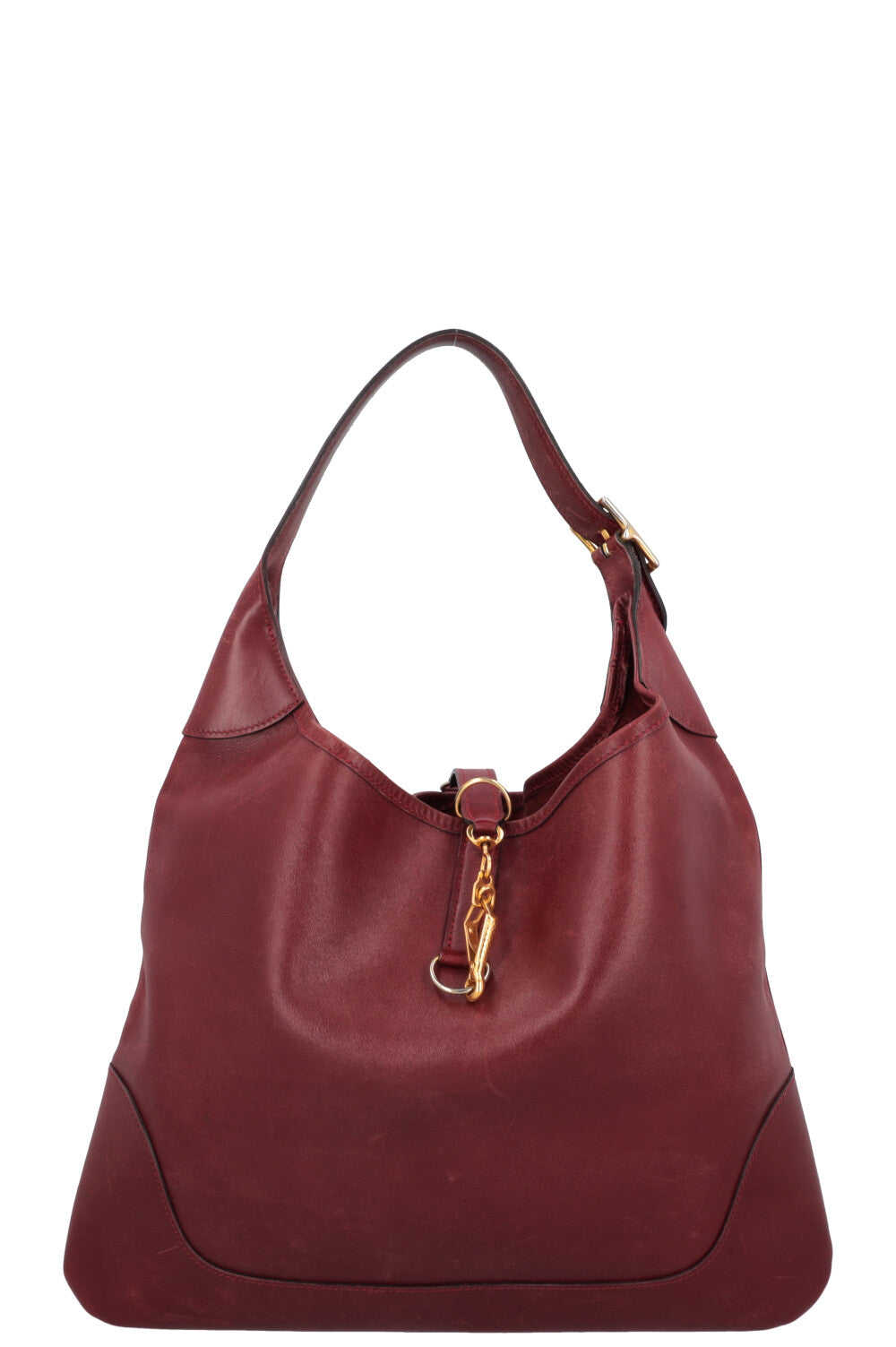 HERMÈS Trim Bag 38 Box Bordeaux