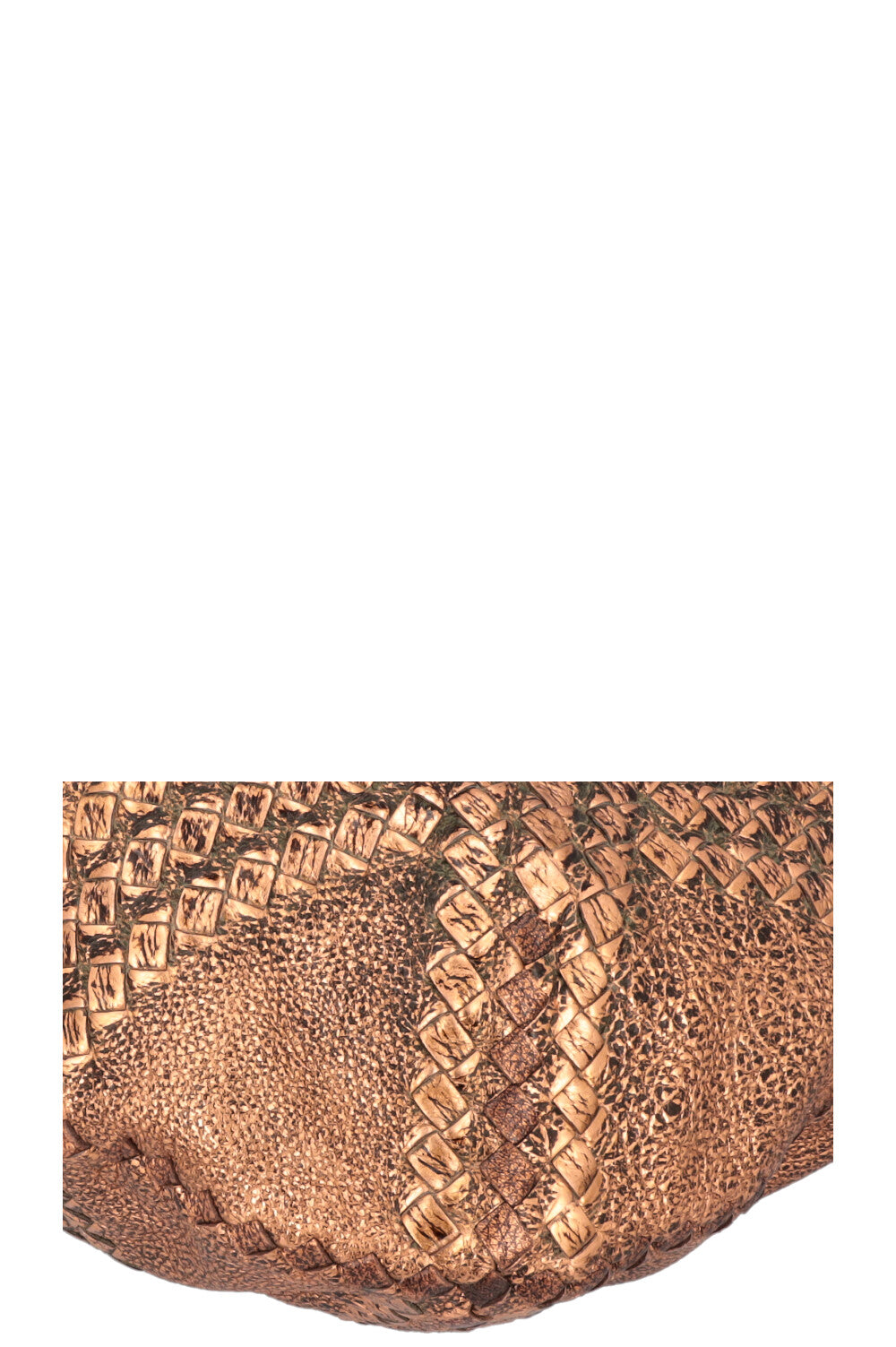 BOTTEGA VENETA Hobo Bag Leather Bronze