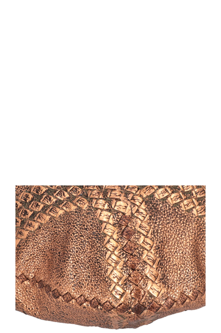 BOTTEGA VENETA Hobo Bag Leather Bronze