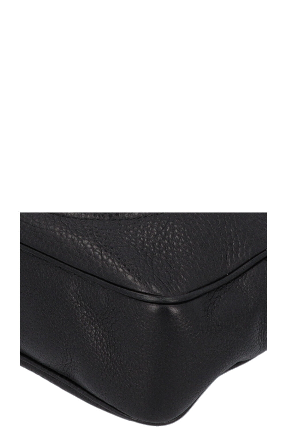 GUCCI Soho Disco Crossbody Bag Leather Black
