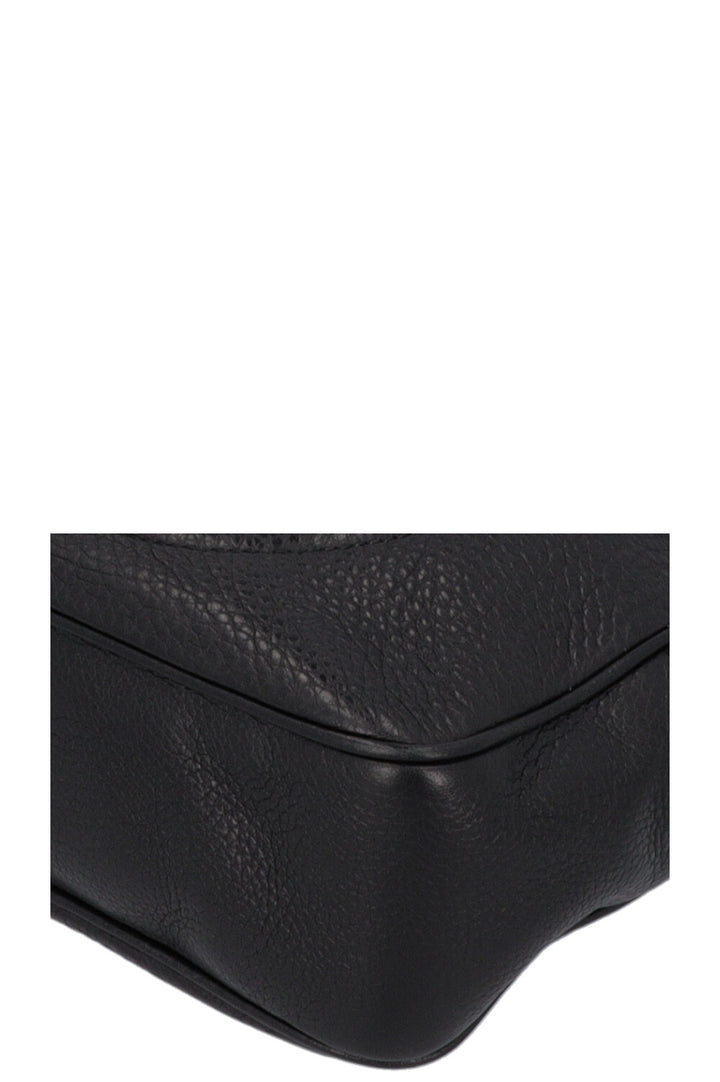 GUCCI Soho Disco Crossbody Bag Leather Black